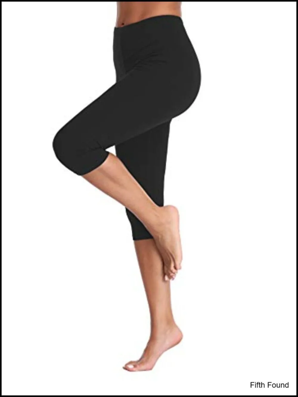 Women's Lightweight Soft Capri Leggings 3/4 Stretch Yoga Pants